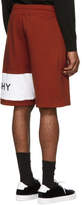 Thumbnail for your product : Givenchy Red and White Logo Shorts