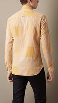 Thumbnail for your product : Burberry Slim Fit Cotton Gingham Jacquard Shirt