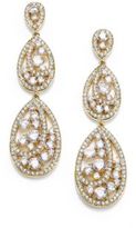 Thumbnail for your product : Adriana Orsini Celestial Triple-Drop Earrings