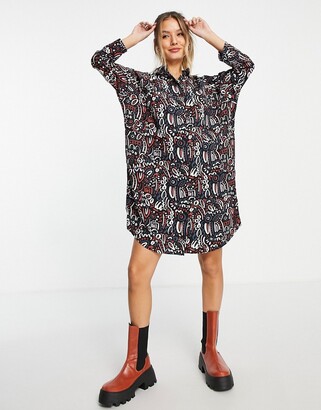 monki mini shirt dress