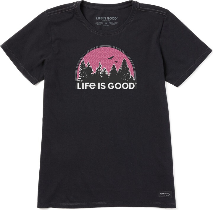 Life is Good Women's Outdoor Pattern Crusher Te e