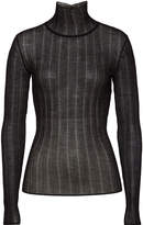 Thumbnail for your product : Theory Sheer Turtleneck Pullover with Wool