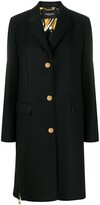 Thumbnail for your product : Versace Zip Accent Mid-Length Coat
