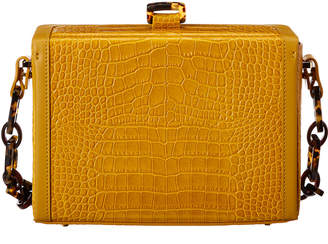 Nico Giani Cerea Large Croc-Embossed Leather Box Bag