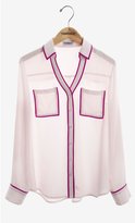 Thumbnail for your product : Express Contrast Piping Portofino Shirt