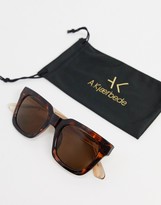 Thumbnail for your product : A.Kjaerbede square sunglasses in brown
