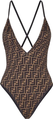 Fendi reversible FF print swimsuit