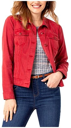 liverpool long denim jacket