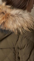 Thumbnail for your product : Burberry Fur Trim Down-Filled Jacket