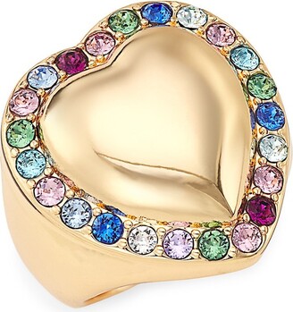 Dannijo Taurus Goldtone & Glass Crystal Ring