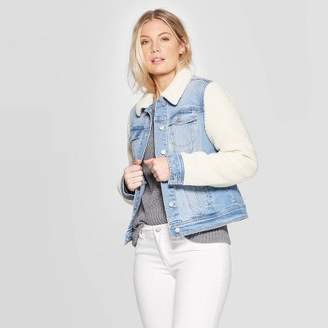 denim sherpa jacket target