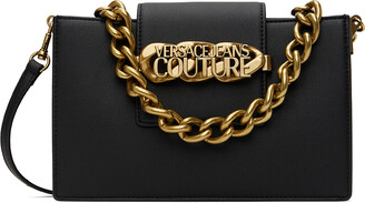 Versace Jeans Couture Black Chain Logo Bag