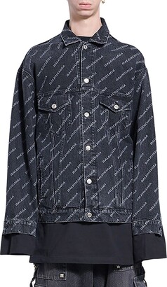 ●送料込●BALENCIAGA●YEAR OF THE TIGER TYPO ジャケット Balenciaga Year Of The Tiger Typo Jacket Large Fit - ShopStyle