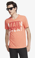 Thumbnail for your product : Express V-Neck Graphic Tee - Main Event