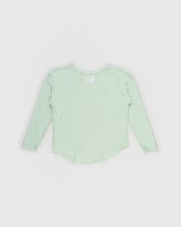 Thumbnail for your product : Eve Girl Girl's Green Basic T-Shirts - Mackenzie Long Sleeve Tee - Kids-Teens