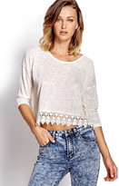 Thumbnail for your product : Forever 21 Dainty Slub Knit Top