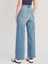 Thumbnail for your product : Old Navy Extra High-Waisted A-Line Wide-Leg Jeans for Women