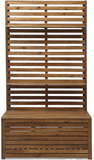 Patio Acacia Wood Hallway Hall Tree Bench