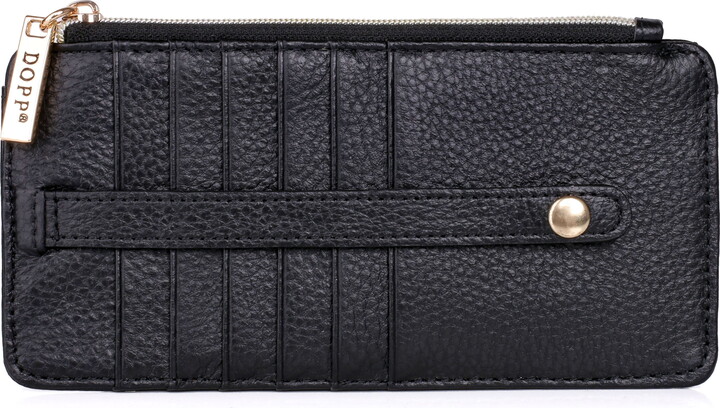 Dopp Women’s Pik-Me-Up Thin Card Holder Leather, Black