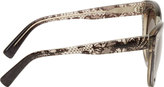 Thumbnail for your product : Valentino Grey Faded Lace Sunglasses