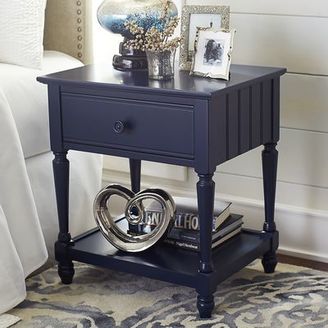 Pier 1 Imports Cottage Navy Blue Nightstand