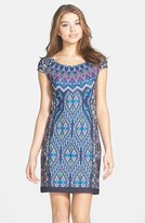 Thumbnail for your product : Laundry by Shelli Segal Print Neoprene Dress (Petite)