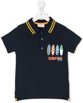 Thumbnail for your product : Fendi Kids surfing polo shirt