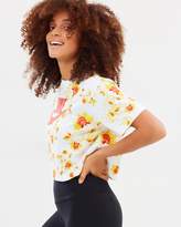 Thumbnail for your product : Nike Short Sleeve Floral Printed Top
