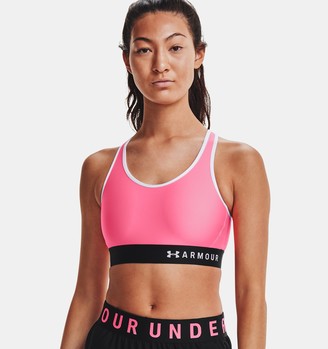 under armour pink sports bra