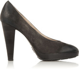 Thumbnail for your product : Frye Harlow brushed-nubuck pumps