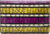 Thumbnail for your product : Givenchy Snakeskin Striped Clutch
