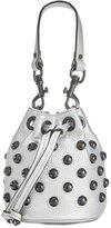 Thumbnail for your product : Steve Madden Ada Enamel Mini Dome Studded Bucket Bag