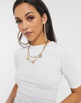 Thumbnail for your product : ASOS DESIGN Tall slim fit t-shirt in rib in white