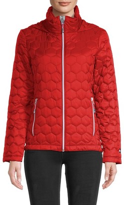 tommy hilfiger red bomber jacket womens