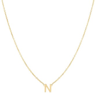Saks Fifth Avenue 14K Yellow Gold Initial Pendant Necklace
