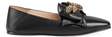 gucci leather ballet flat with bow
