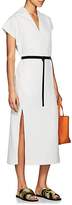 Thumbnail for your product : Zero Maria Cornejo Women's Leah Belted Tech-Twill Long Dress - White