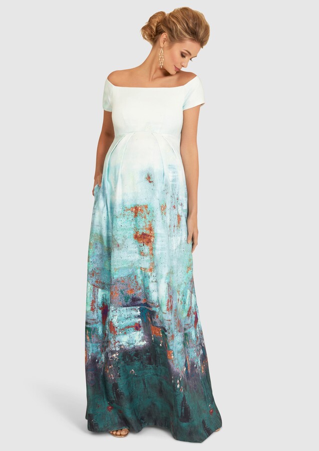 Tiffany Rose Maternity Aria Off Shoulder Maternity Gown
