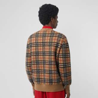 Burberry Vintage Check Cashmere Jacquard Sweater
