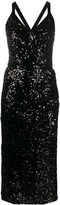Thumbnail for your product : Dolce & Gabbana sequinned V-neck midi gown