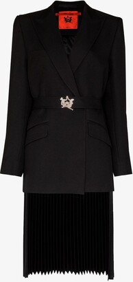 Thebe Magugu Belted Double-Breasted Blazer