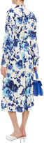 Thumbnail for your product : Tory Burch Pussy-bow Embellished Floral-print Georgette Midi Dress