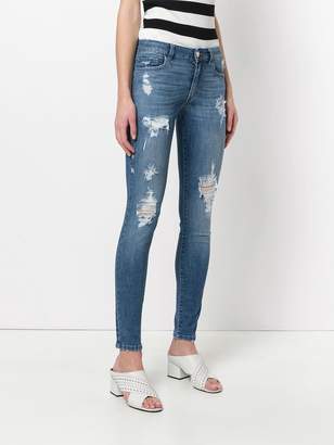 Blugirl distressed skinny jeans