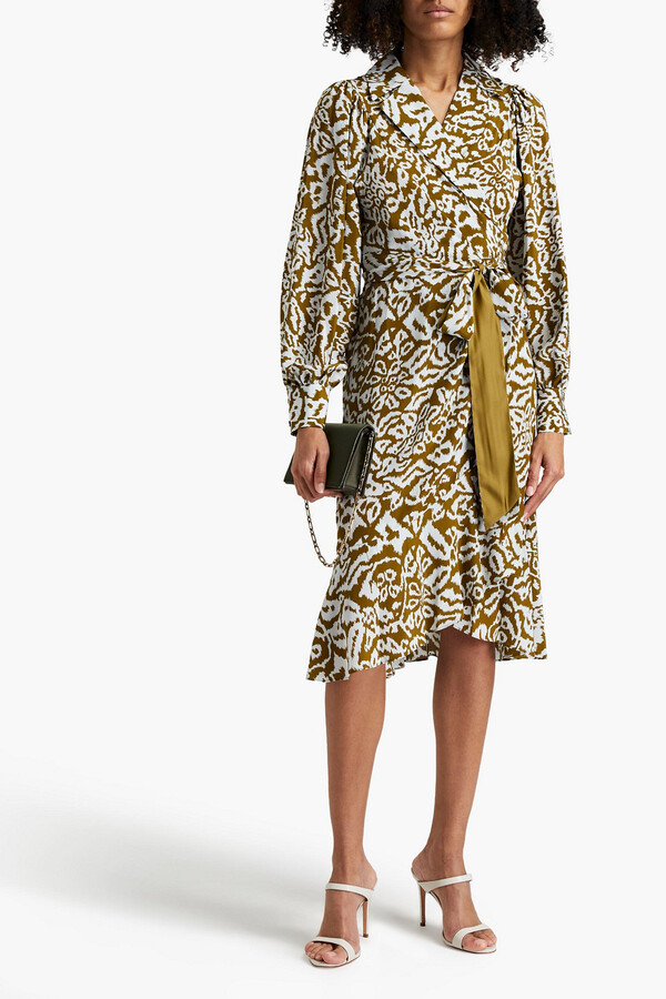 Leopard Wrap Dress | ShopStyle