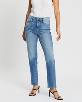 Thumbnail for your product : Frame Le Sylvie Slender Straight Jeans