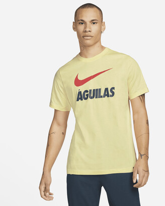 Nike Men's Yellow T-shirts | ShopStyle