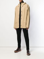 Thumbnail for your product : Rains Buttoned Hooded Coat
