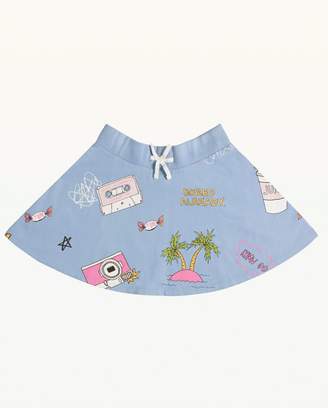 Juicy Couture Beach Doodle Fleece Skirt for Girls