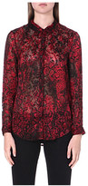 Thumbnail for your product : The Kooples Snake print silk shirt