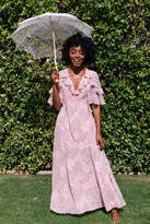 Thumbnail for your product : Gal Meets Glam Shelby Tie Neck Ruffle Maxi Dress (Nordstrom Exclusive)